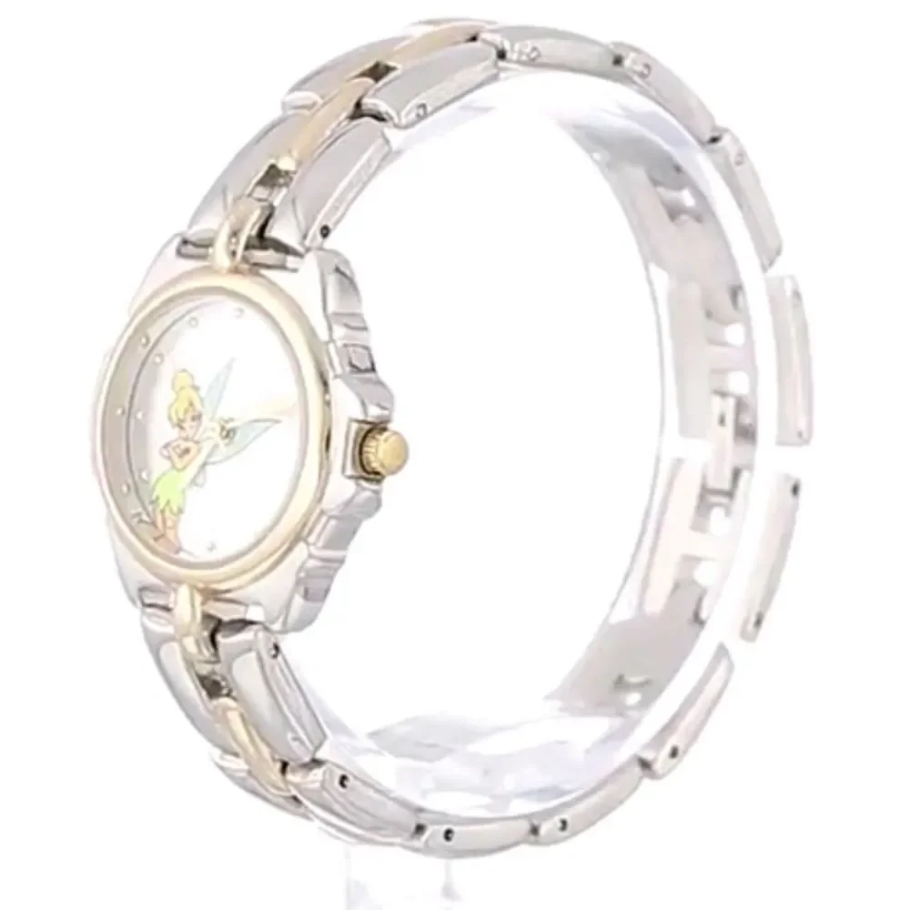 Silver and Yellow Gold Two Tone Women’s Disney Peter Pan's Tinkerbell Watch